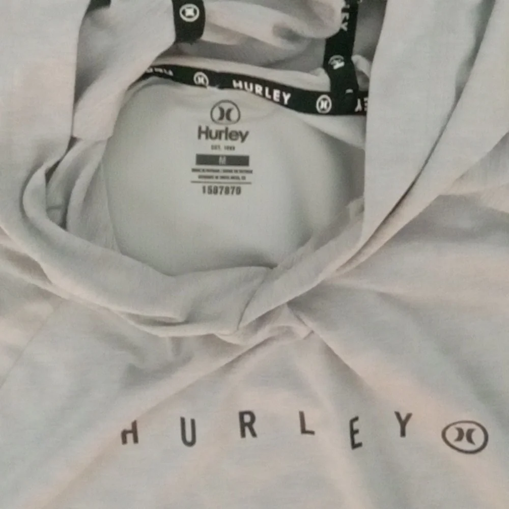 Hurley Light Gray Men's Hoodie - Picture 7 of 8